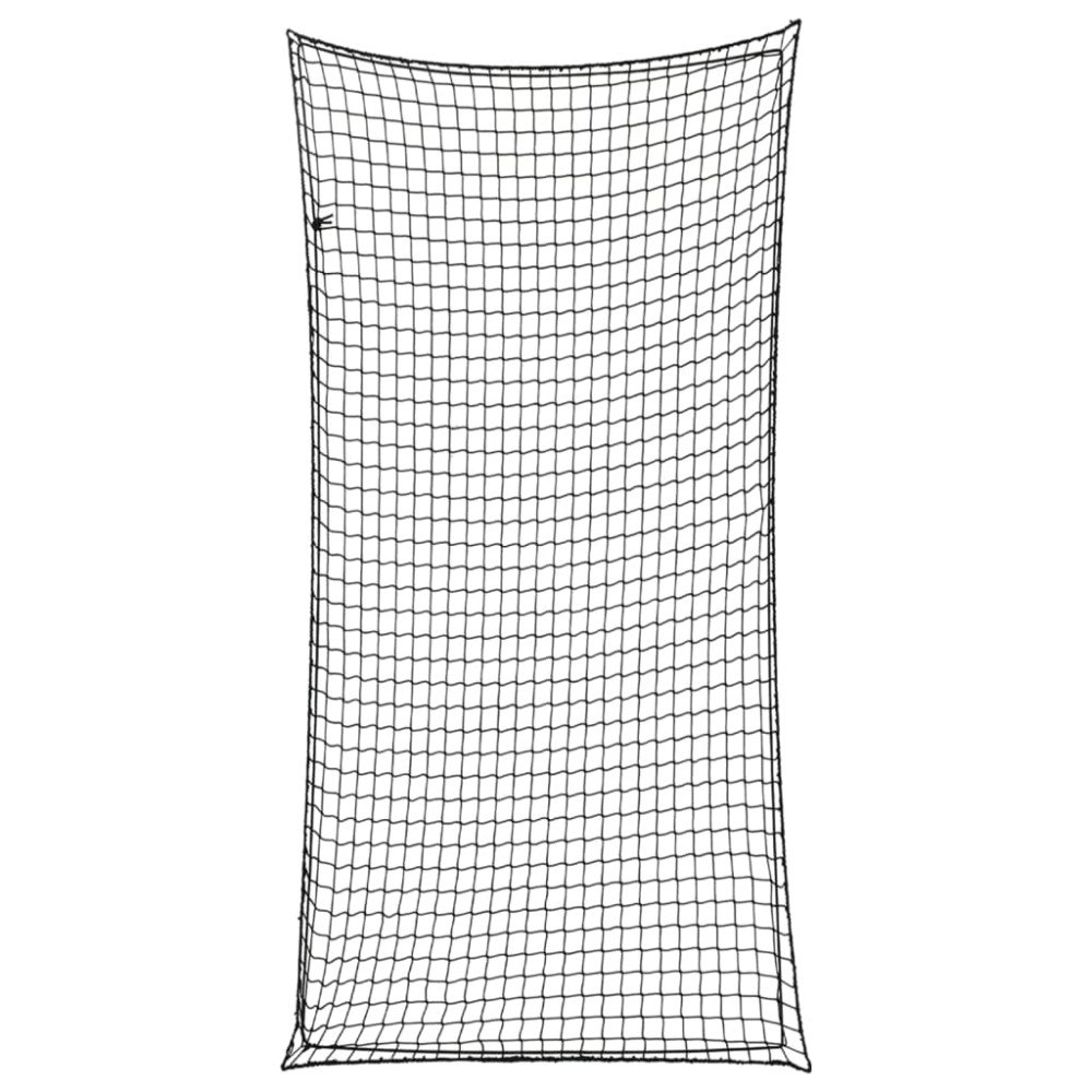 vidaXL Lastnät med elastiskt rep svart 7x3,5 m PP