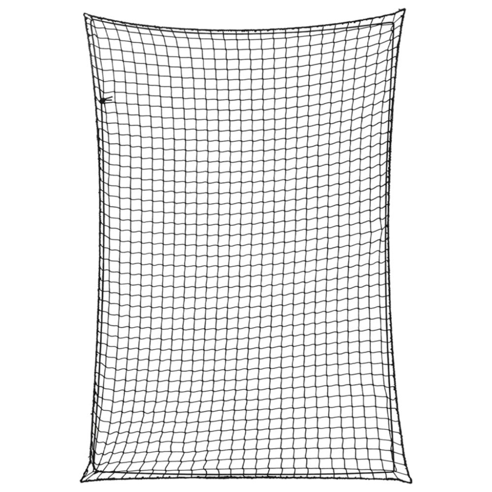 vidaXL Lastnät med elastiskt rep svart 5x3,5 m PP
