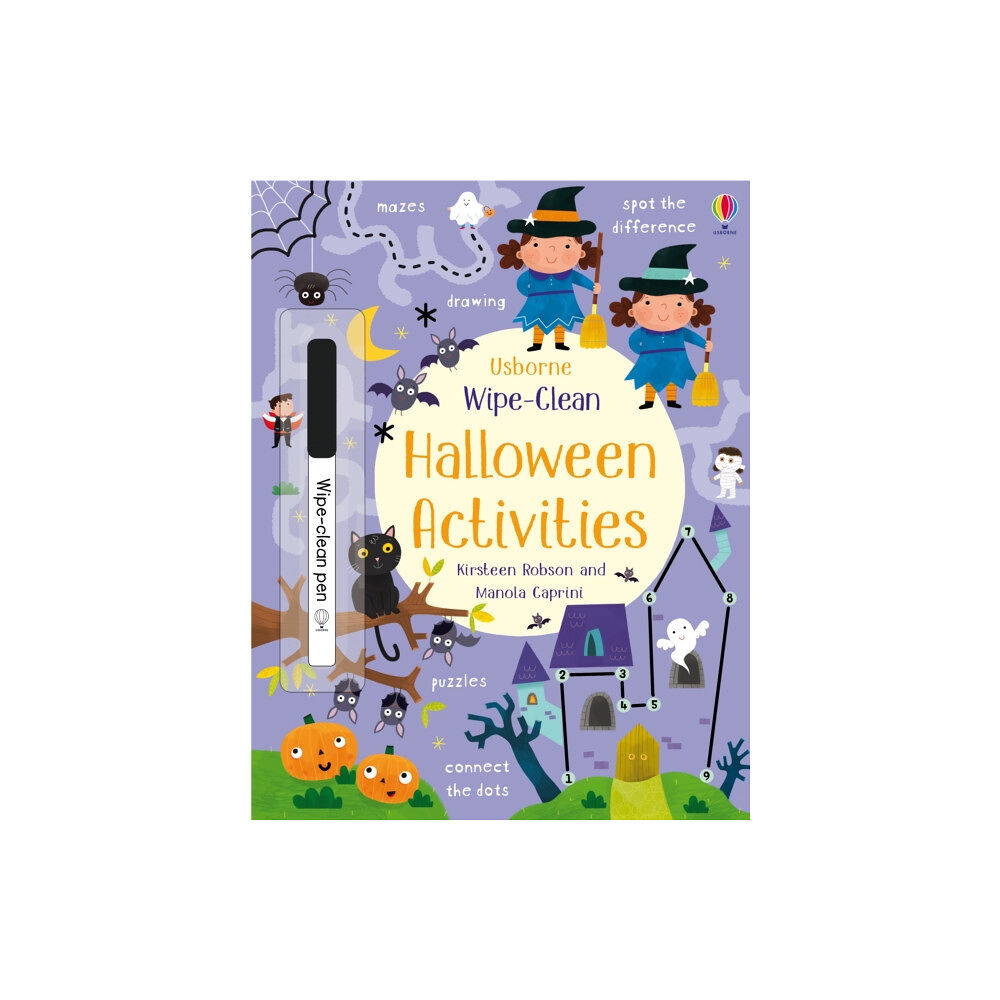 Usborne Publishing Ltd Wipe-Clean Halloween Activities (häftad, eng)