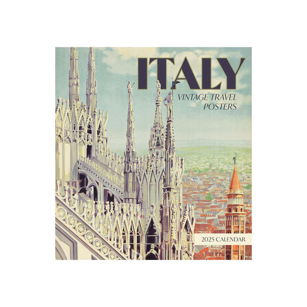 Pomegranate Europe Ltd Italy: Vintage Travel Posters CAL25167: 2025 Wall Calendar