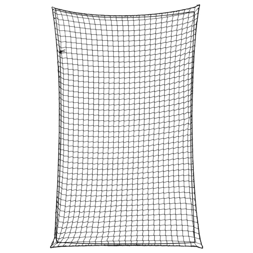 vidaXL Lastnät med elastiskt rep svart 4x2,5 m PP