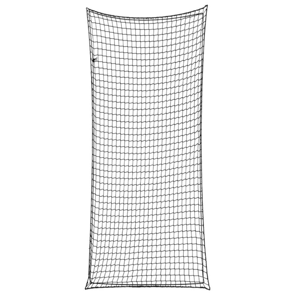 vidaXL Lastnät med elastiskt rep svart 8x3,5 m PP