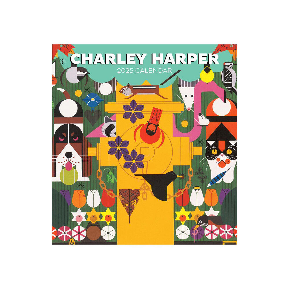 Pomegranate Europe Ltd Charley Harper CAL25138: 2025 Wall Calendar