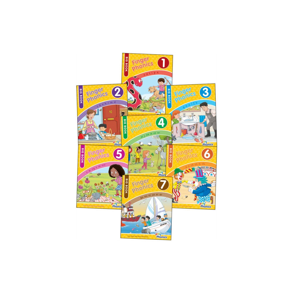 Jolly Learning Ltd Finger Phonics Big Books 1-7 (häftad, eng)