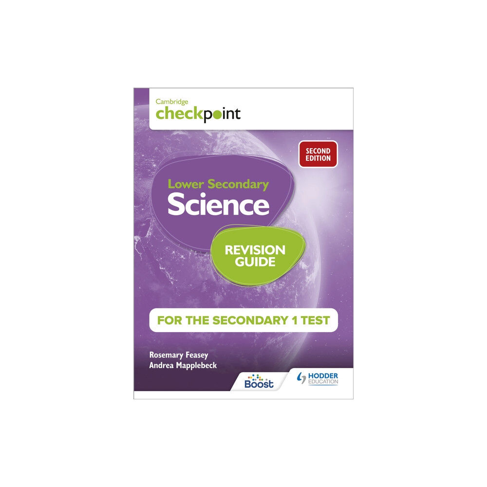 Hodder Education Cambridge Checkpoint Lower Secondary Science Revision Guide for the Secondary 1 Test 2nd edition (häftad, eng)