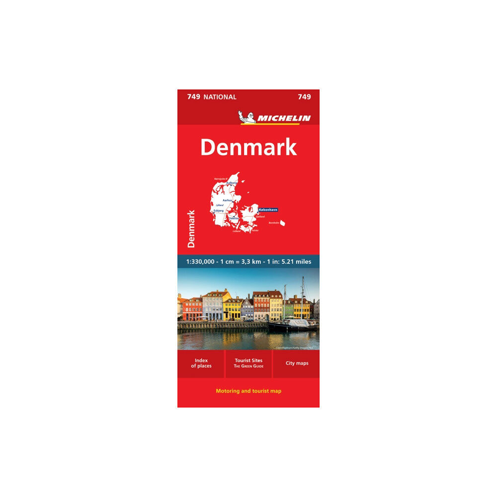 Michelin Editions Des Voyages Denmark - Michelin National Map 749