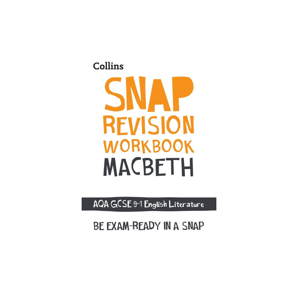 HarperCollins Publishers Macbeth: AQA GCSE 9-1 English Literature Workbook (häftad, eng)