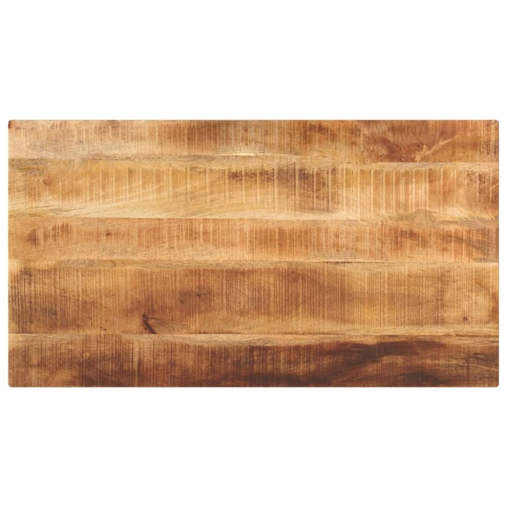 vidaXL Bordsskiva 120x50x2,5 cm rektangulär massivt grovt mangoträ