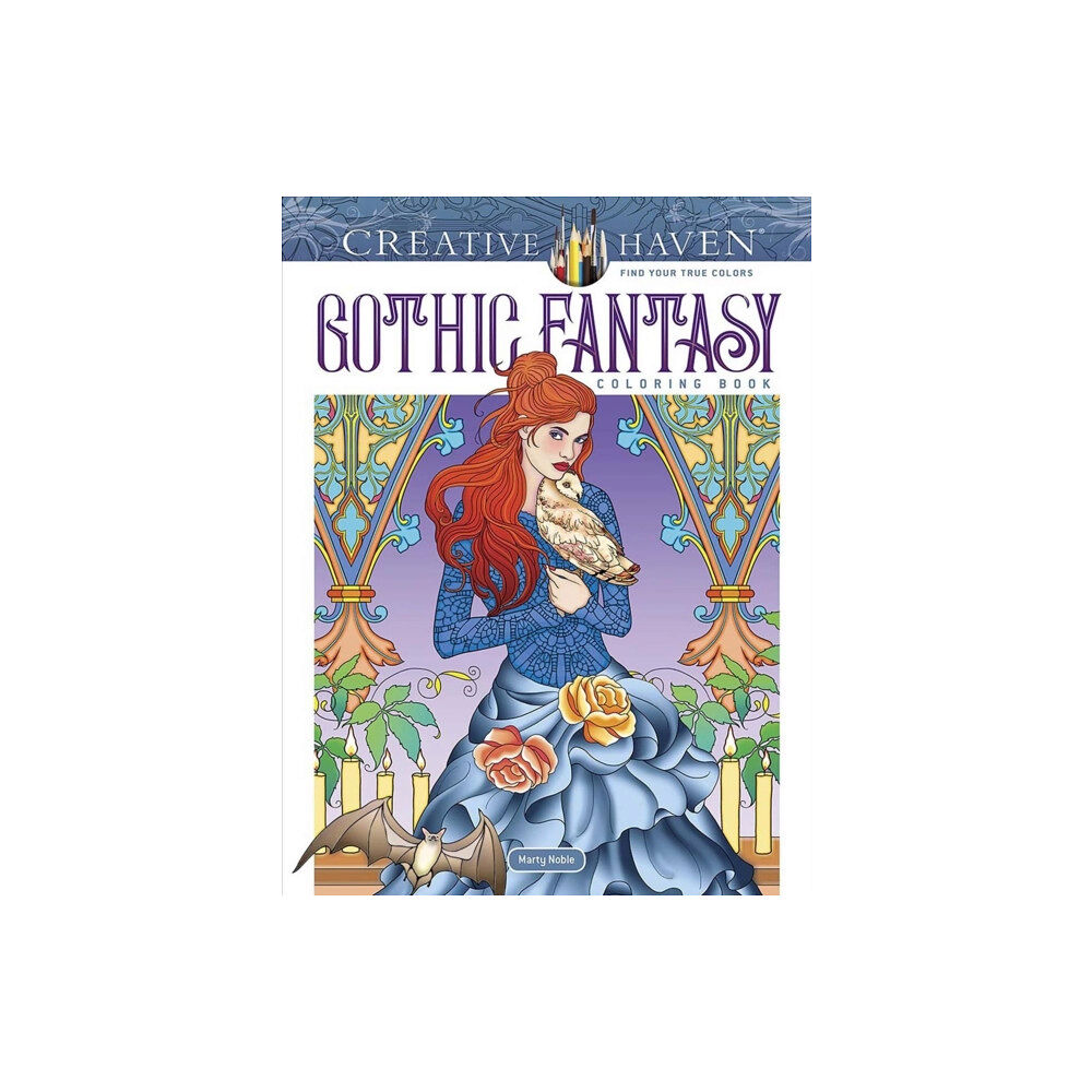 Dover publications inc. Creative Haven Gothic Fantasy Coloring Book (häftad, eng)