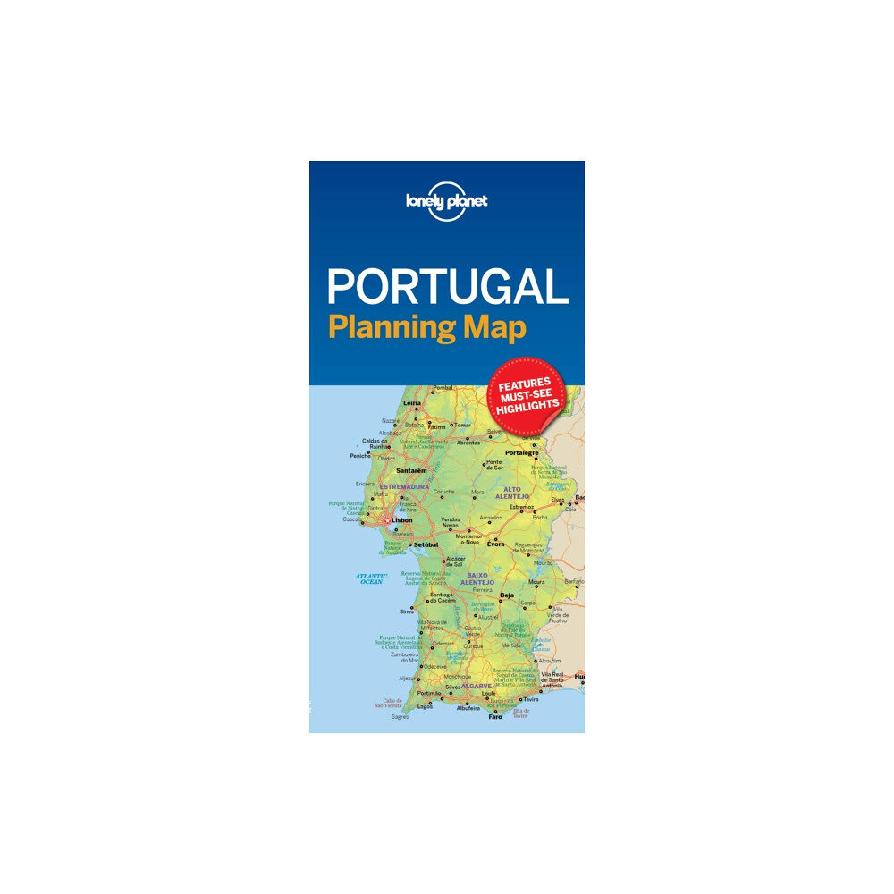 Lonely Planet Global Limited Lonely Planet Portugal Planning Map