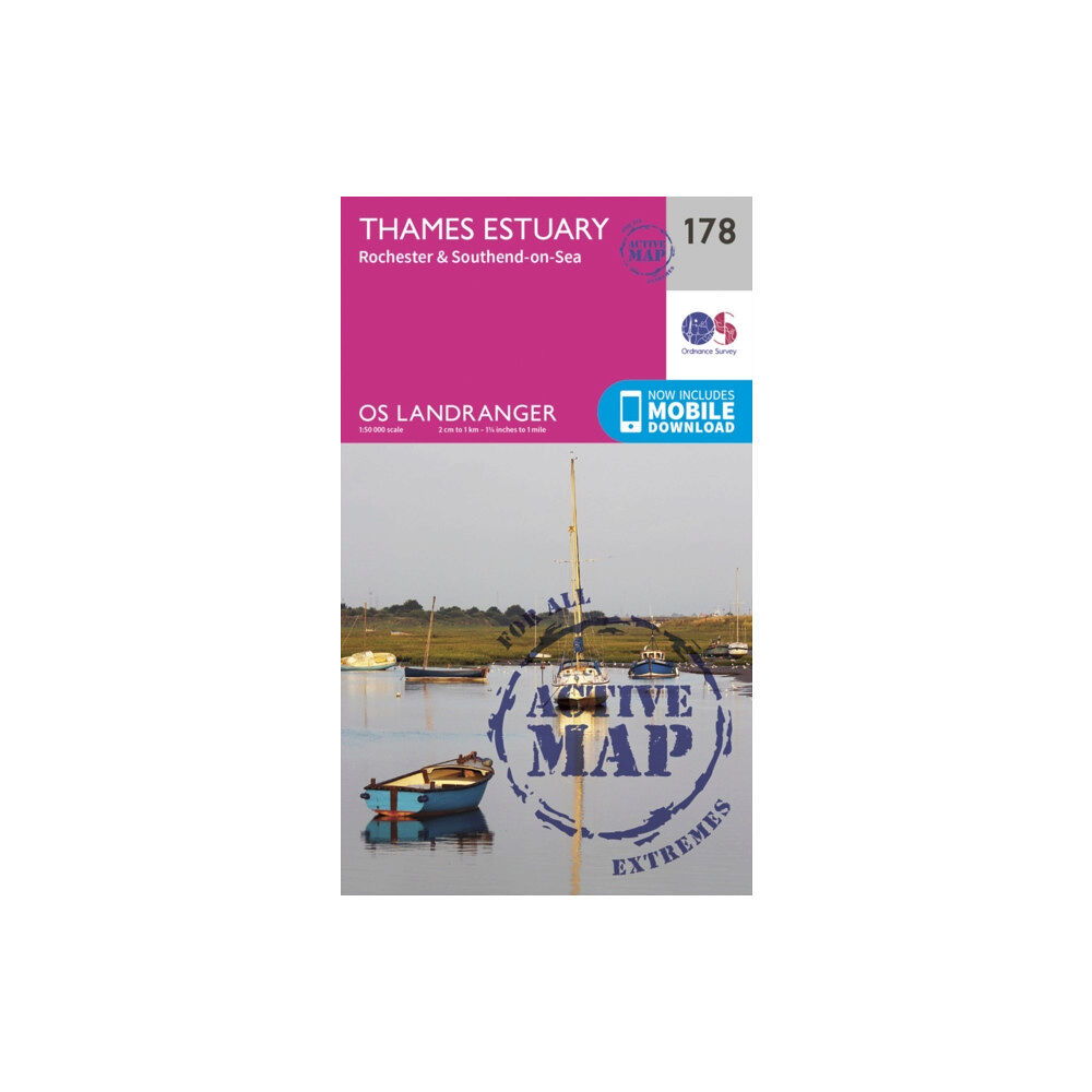 Ordnance Survey Thames Estuary, Rochester & Southend-on-Sea