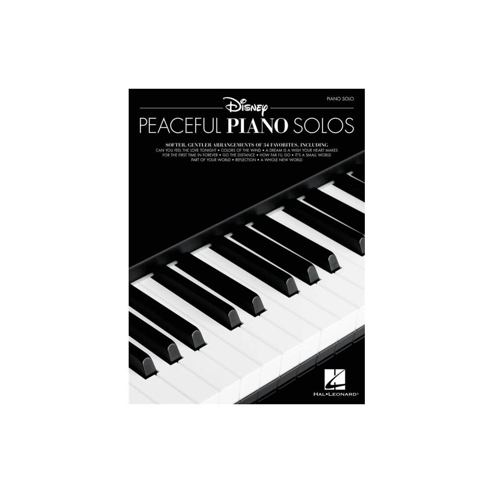 OMNIBUS PRESS SHEET MUSIC DISNEY PEACEFUL PIANO SOLOS (häftad, eng)