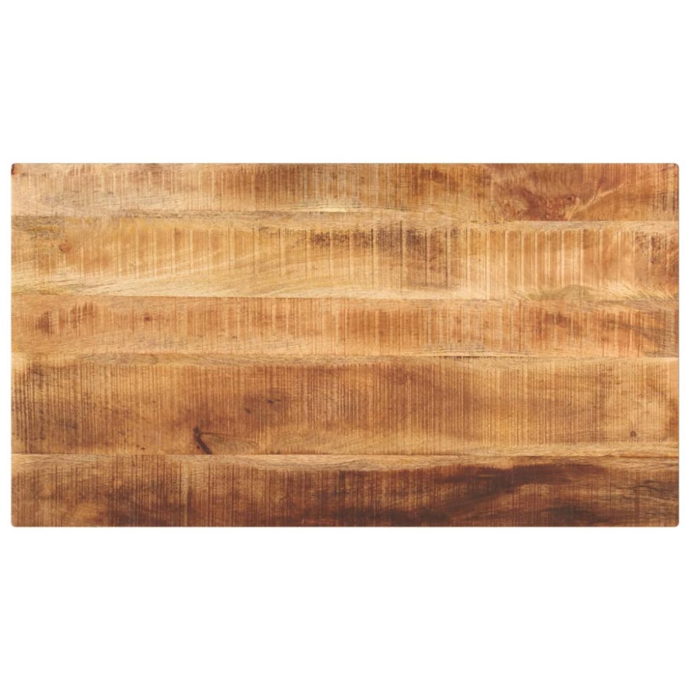 vidaXL Bordsskiva 100x50x2,5 cm rektangulär massivt grovt mangoträ
