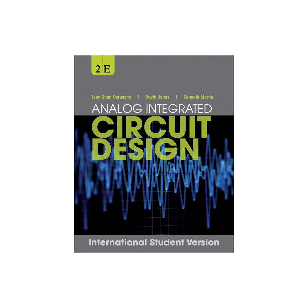 John Wiley & Sons Inc Analog Integrated Circuit Design, International Student Version (häftad, eng)