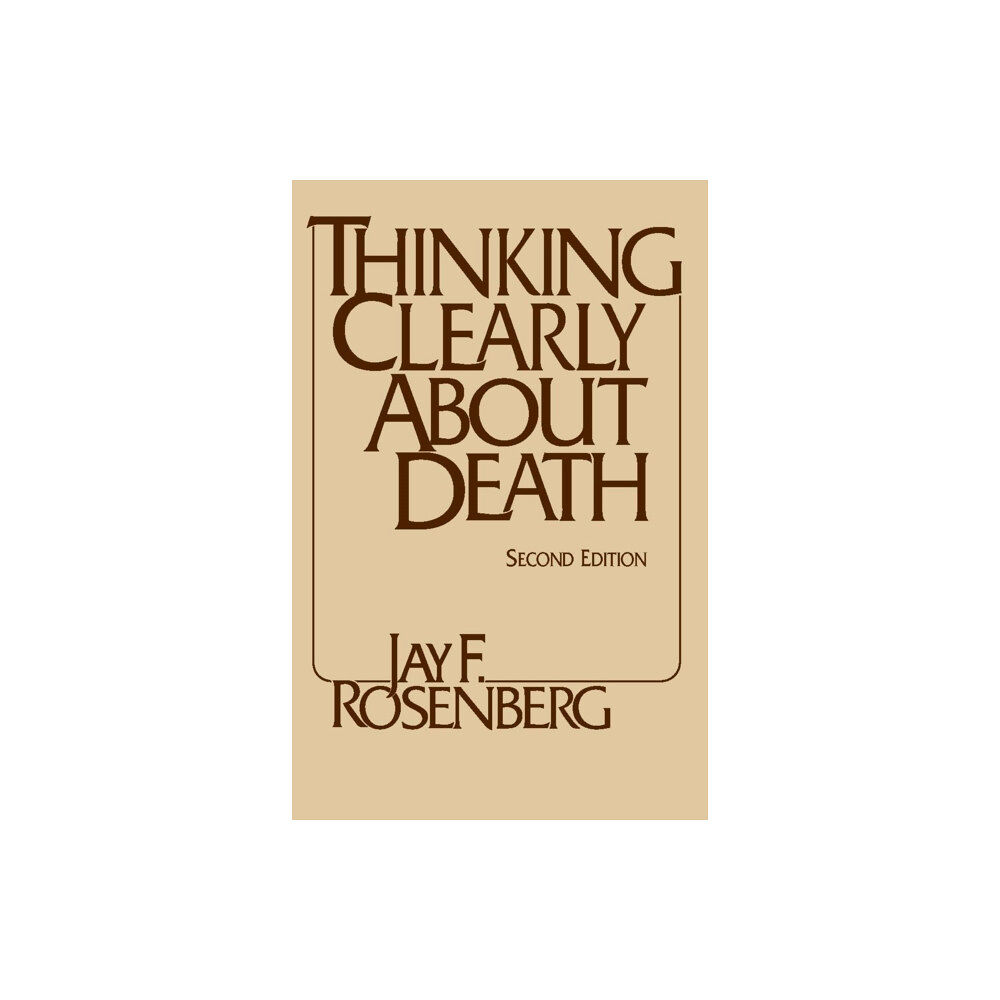 Hackett Publishing Co, Inc Thinking Clearly about Death (häftad, eng)