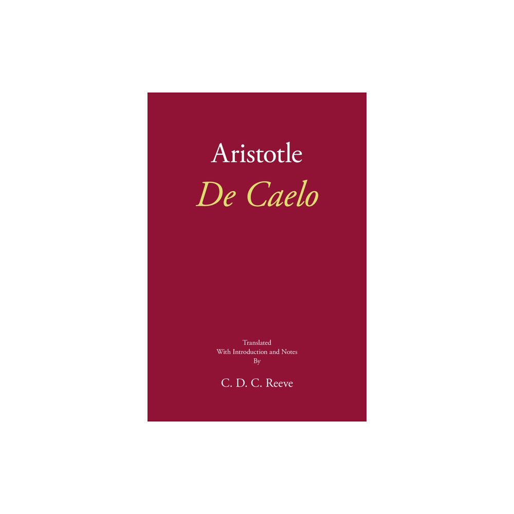 Hackett Publishing Co, Inc De Caelo (häftad, eng)