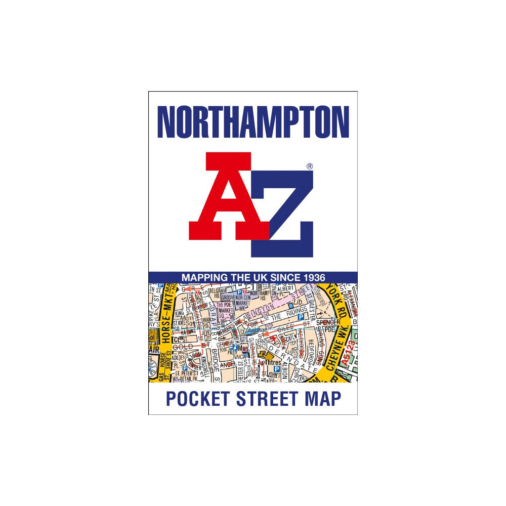 HarperCollins Publishers Northampton A-Z Pocket Street Map