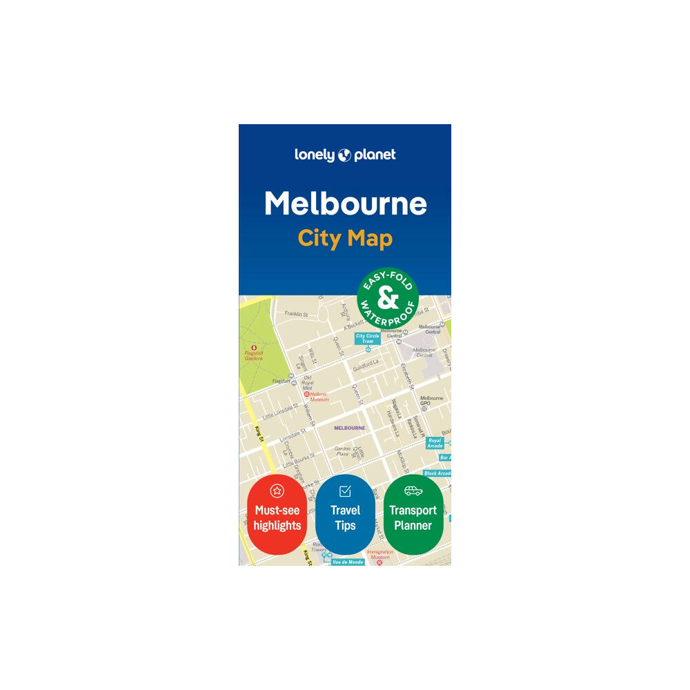 Lonely Planet Global Limited Lonely Planet Melbourne City Map