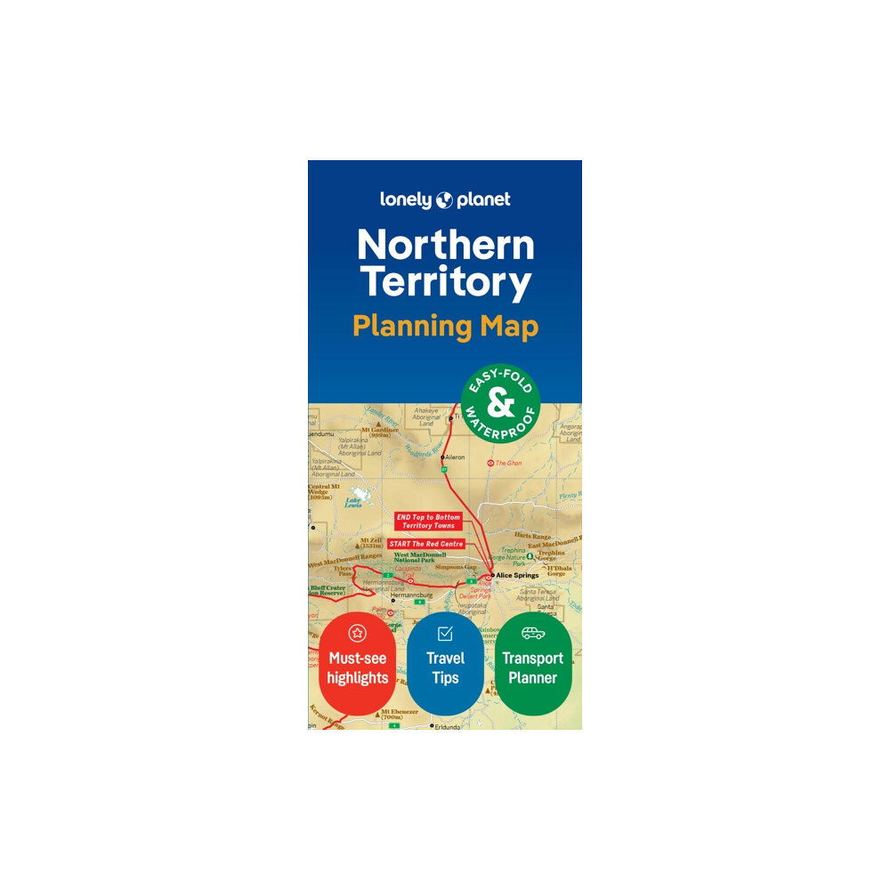 Lonely Planet Global Limited Lonely Planet Northern Territory Planning Map