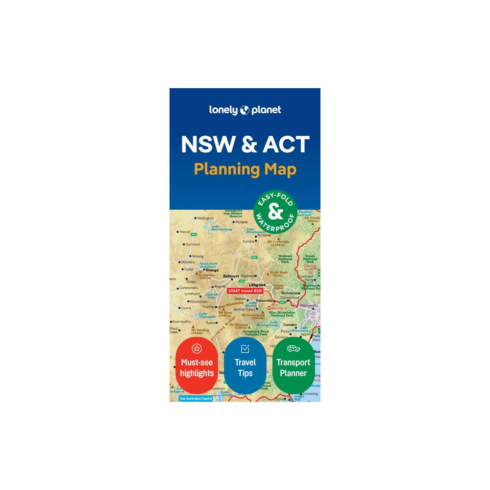 Lonely Planet Global Limited Lonely Planet New South Wales & ACT Planning Map