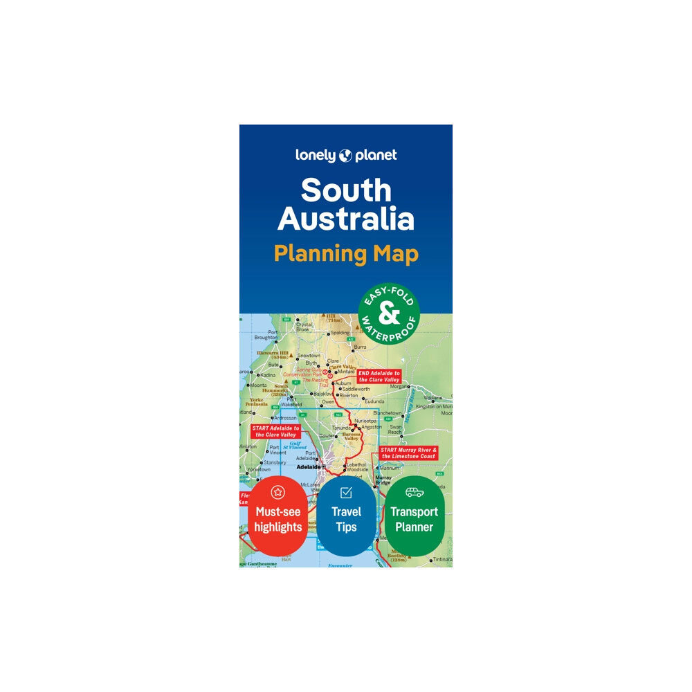 Lonely Planet Global Limited Lonely Planet South Australia Planning Map