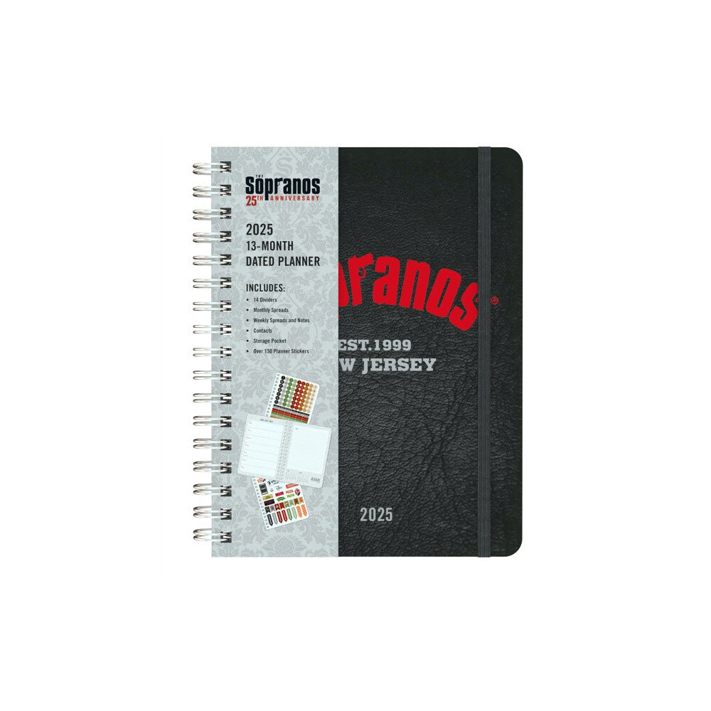 Insight Editions 2025 The Sopranos 13-Month Weekly Planner (inbunden, eng)