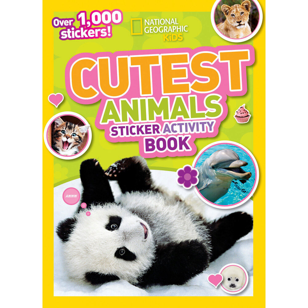 National Geographic Kids National Geographic Kids Cutest Animals Sticker Activity Book: Over 1,000 stickers! (pocket, eng)