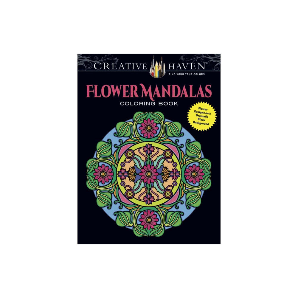 Dover publications inc. Creative Haven Flower Mandalas Coloring Book (häftad, eng)