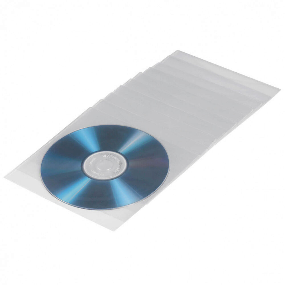 Hama CD DVD-Ficka I PP Transparent 100-pack