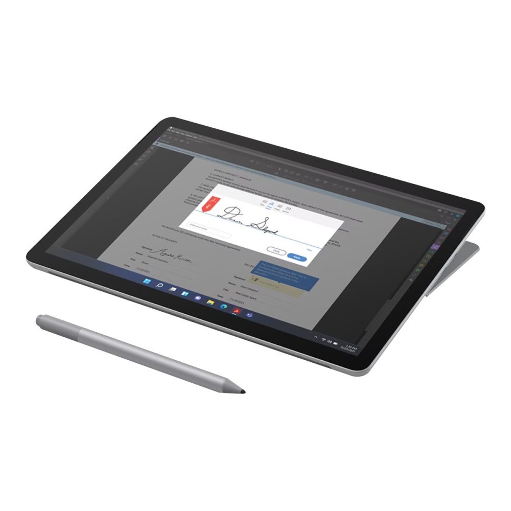 Microsoft Microsoft Surface Go 4 Intel® N 64 GB 26,7 cm (10.5") 8 GB Wi-Fi 6 (802.11ax) Windows 11 Pro Platimun