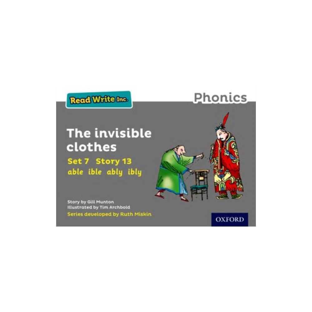 Oxford University Press Read Write Inc. Phonics: The Invisible Clothes (Grey Set 7 Storybook 13) (häftad, eng)