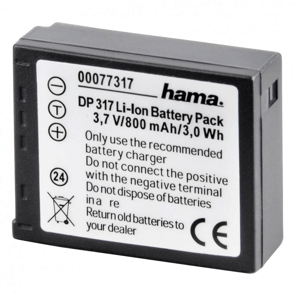 Hama Kamerabatteri Panasonic CGA-S007 Li-Ion 3,7V/800mAh