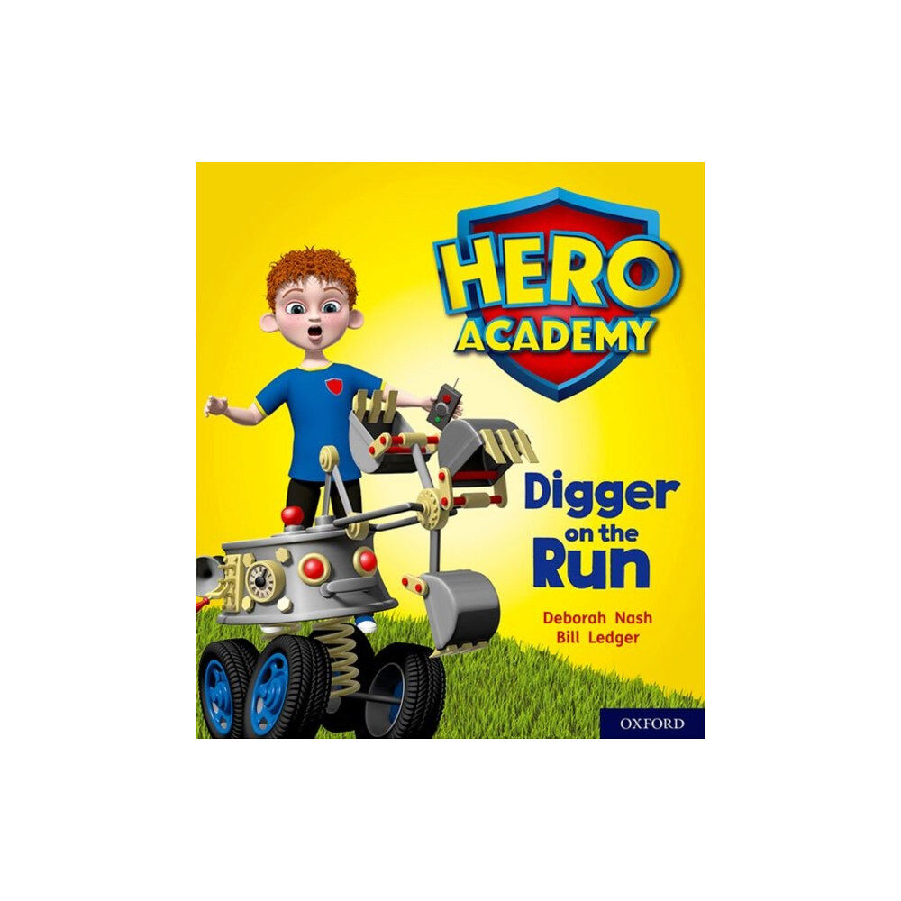 Oxford University Press Hero Academy: Oxford Level 4, Light Blue Book Band: Digger on the Run (häftad, eng)