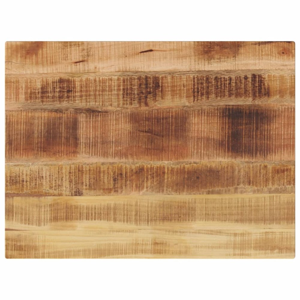 vidaXL Bordsskiva 70x50x2,5 cm rektangulär massivt grovt mangoträ