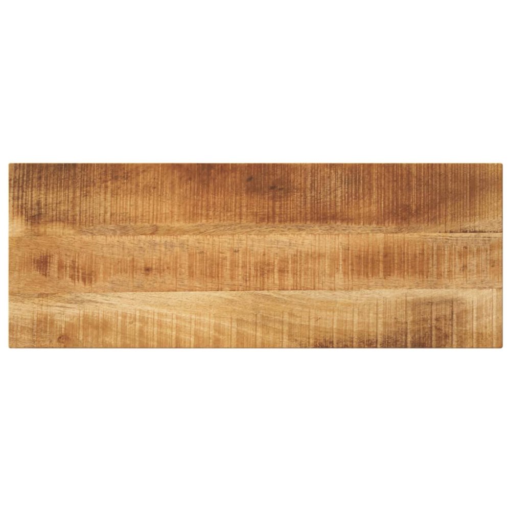 vidaXL Bordsskiva 90x30x2,5 cm rektangulär massivt grovt mangoträ