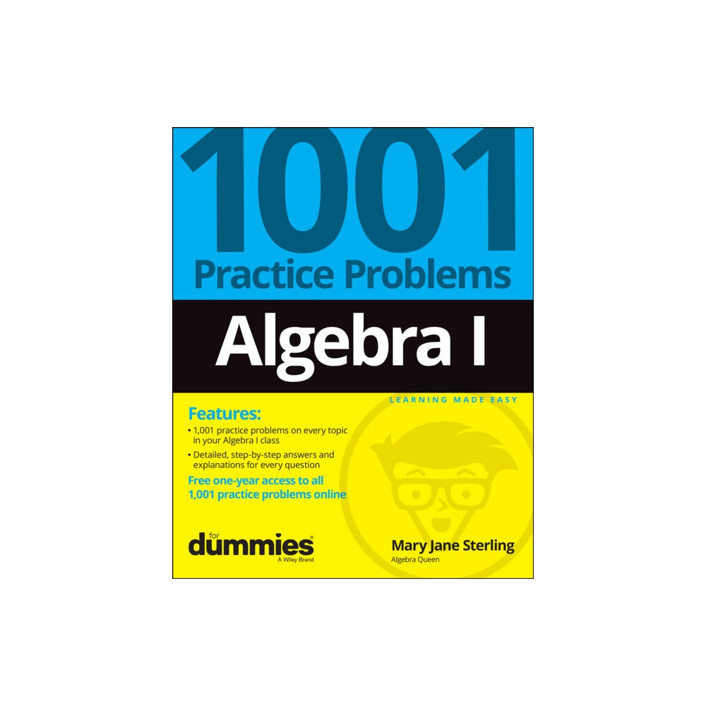 John Wiley & Sons Inc Algebra I: 1001 Practice Problems For Dummies (+ Free Online Practice) (häftad, eng)