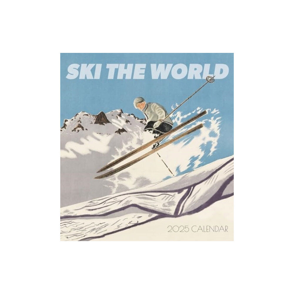 Pomegranate Ski the World 2025 Wall Calendar (häftad, eng)