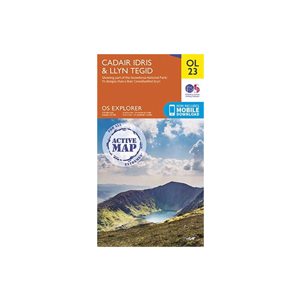 Ordnance Survey Cadair Idris & Llyn Tegid