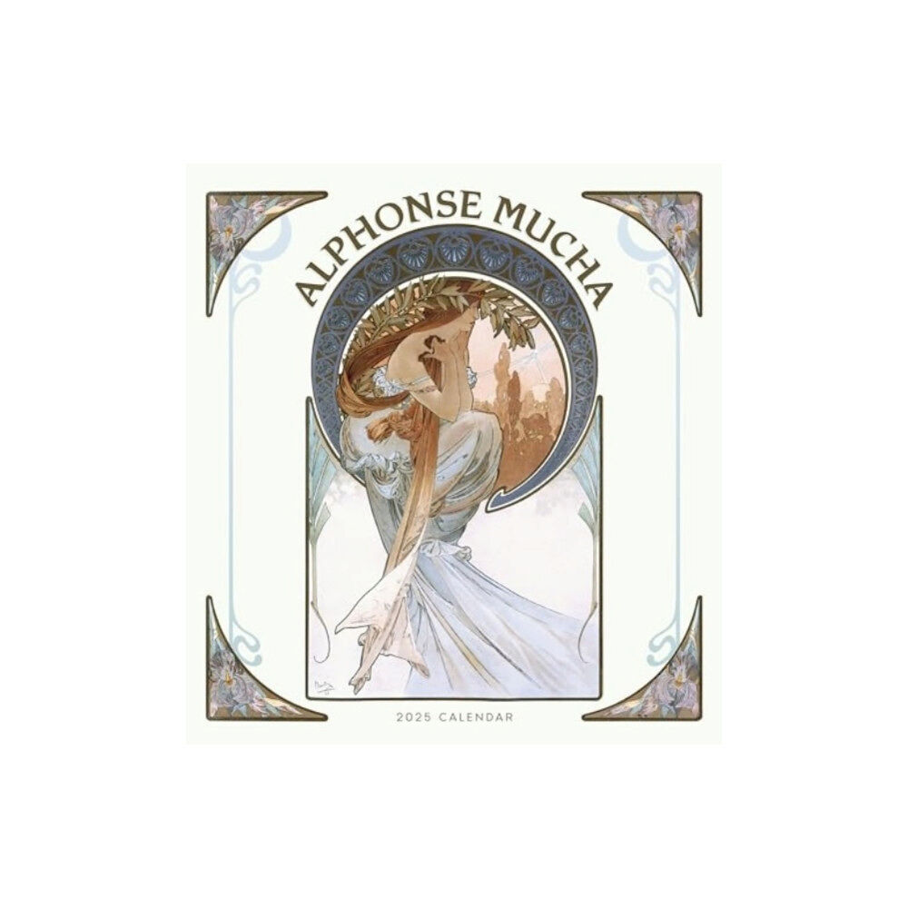 Pomegranate Alphonse Mucha 2025 Wall Calendar (häftad, eng)