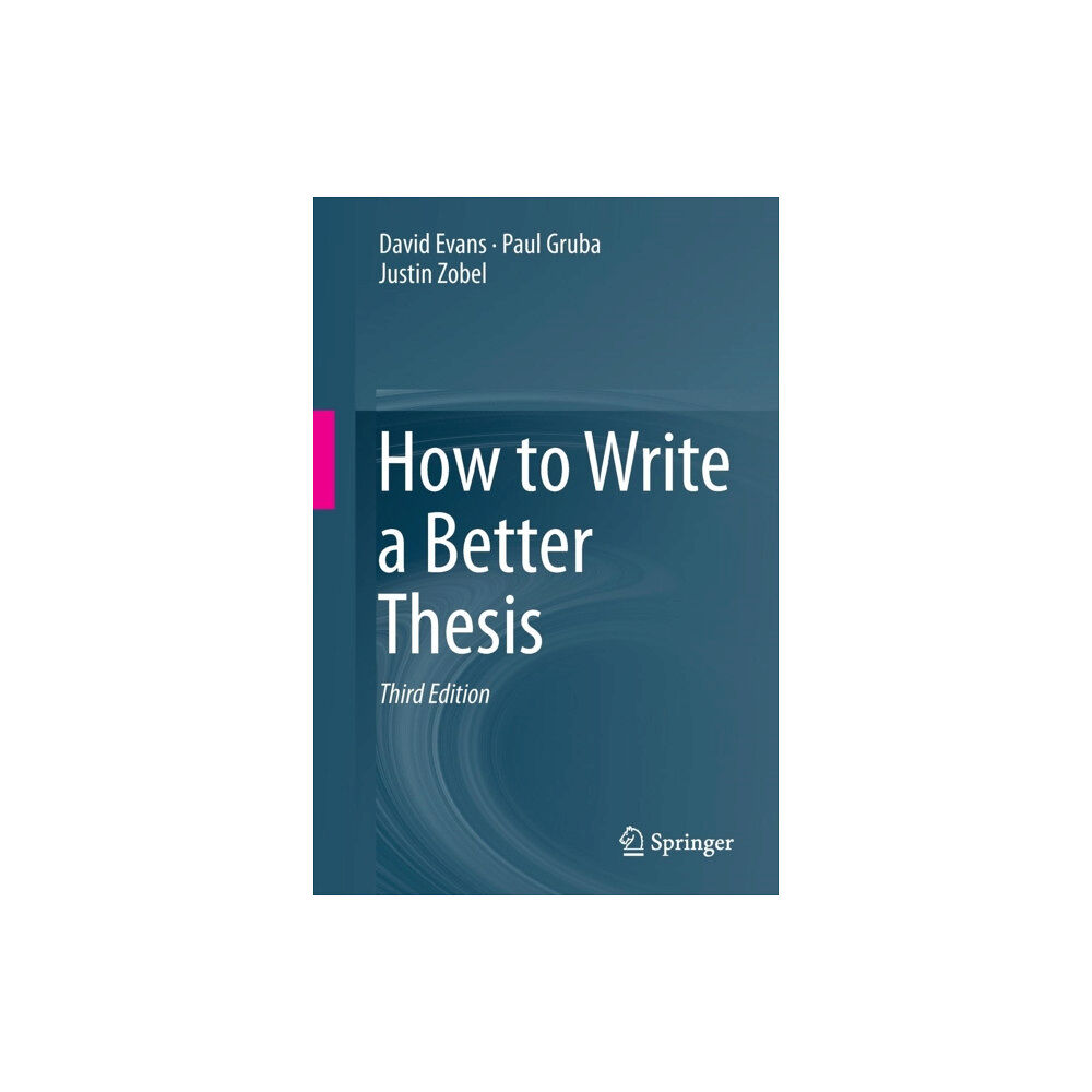 Springer International Publishing AG How to Write a Better Thesis (häftad, eng)