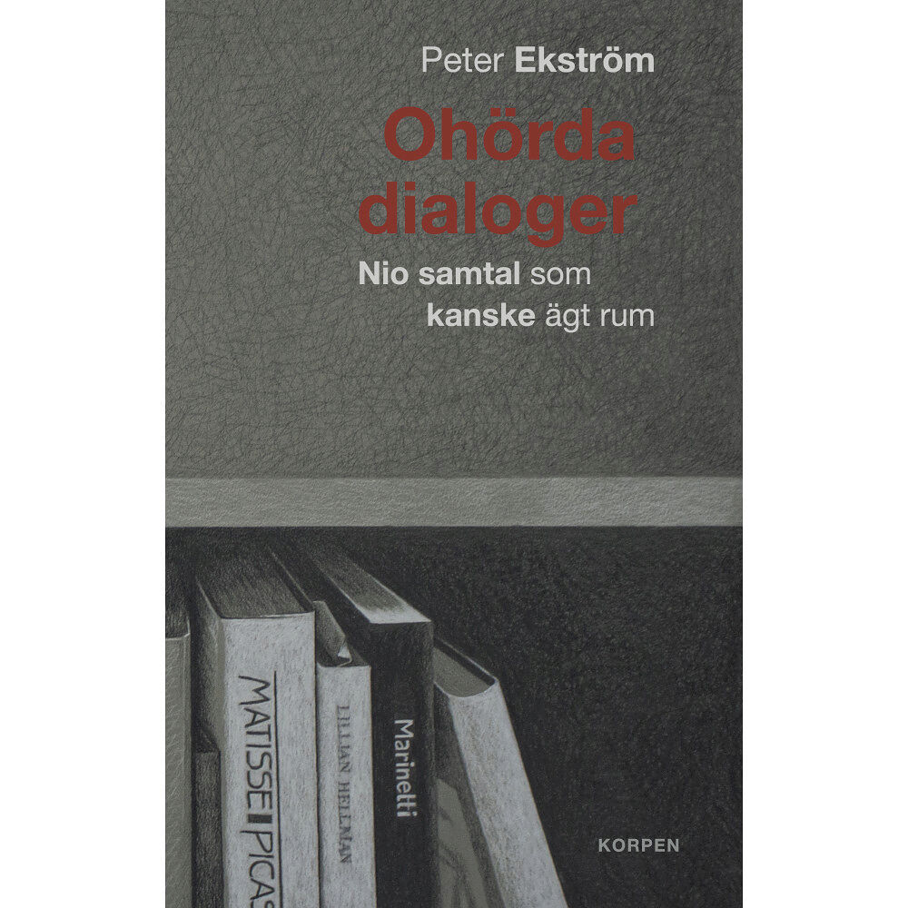 Peter Ekström Ohörda dialoger : nio samtal som kanske ägt rum (bok, danskt band)