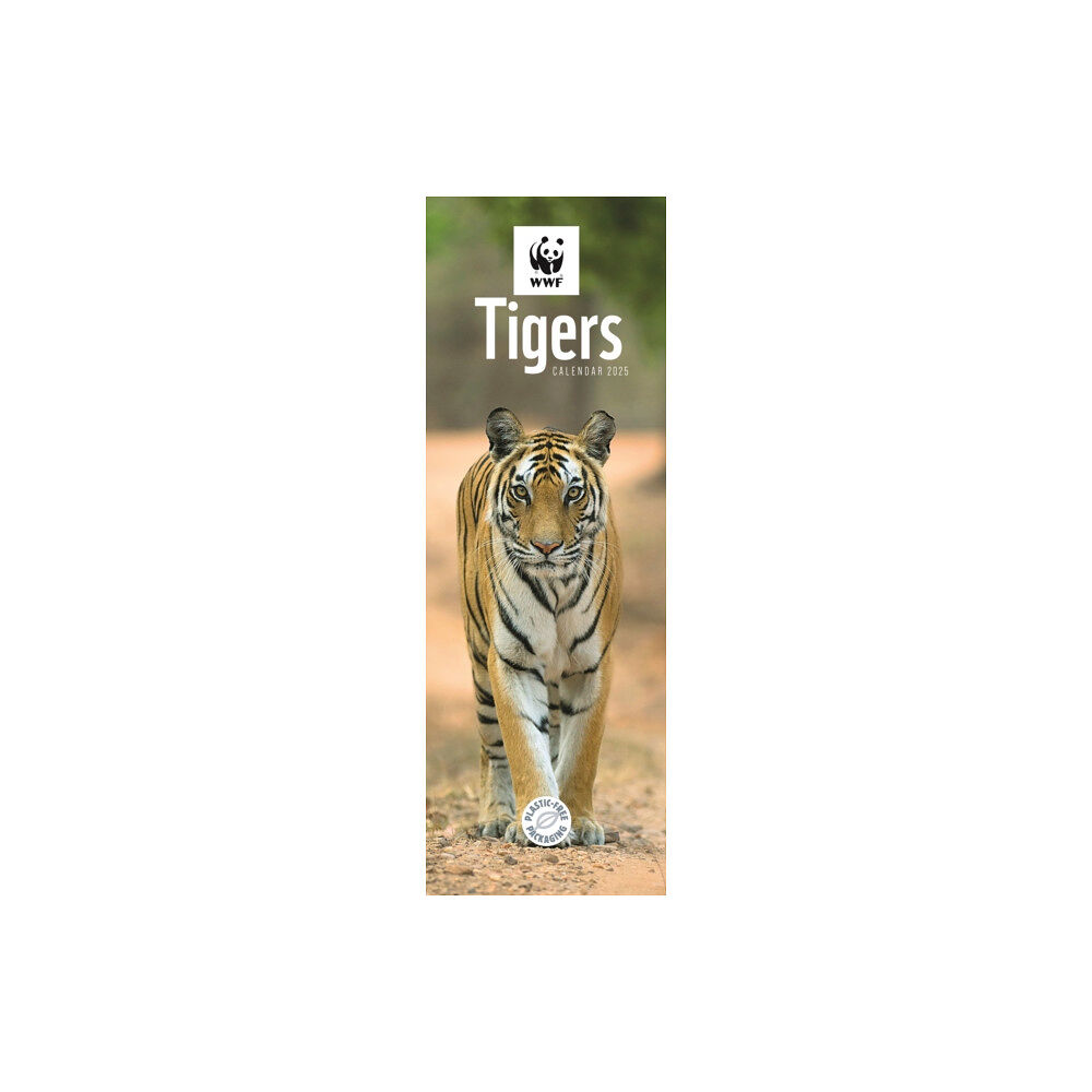 Carousel Calendars WWF Tigers Slim Calendar 2025 (häftad, eng)