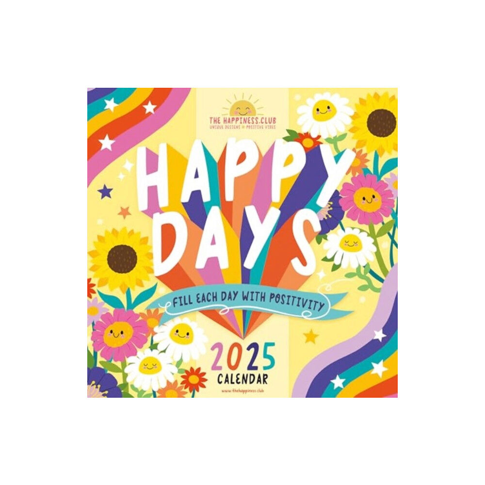 Carousel Calendars The Happiness Club Square Wall Calendar 2025 (häftad, eng)