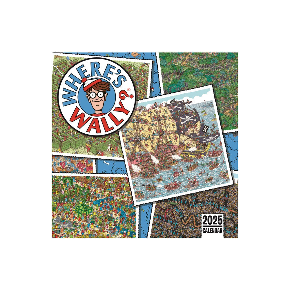 Carousel Calendars Where's Square Wally Square Wall Calendar 2025 (häftad, eng)