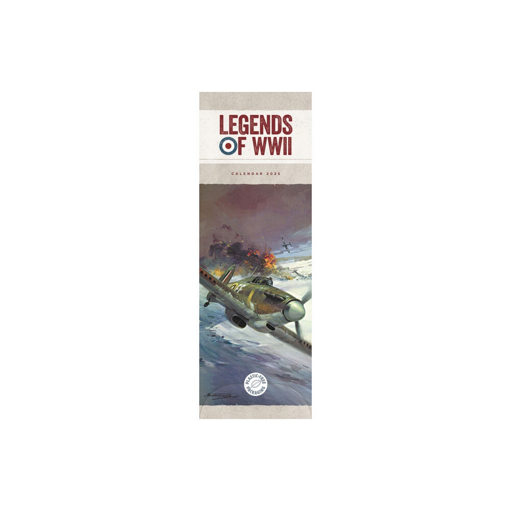 Carousel Calendars Legends of WWII Slim Calendar 2025 (häftad, eng)