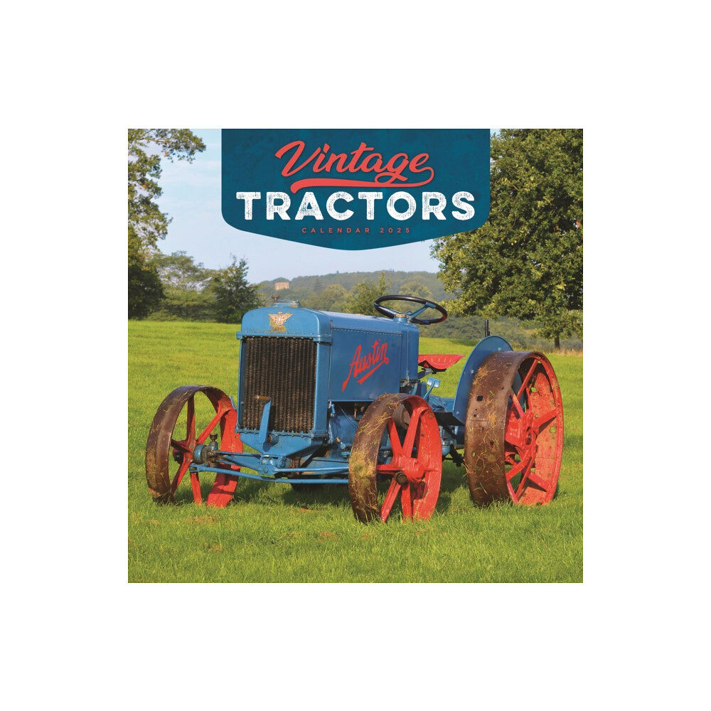 Carousel Calendars Vintage Tractors Square Wall Calendar 2025 (häftad, eng)