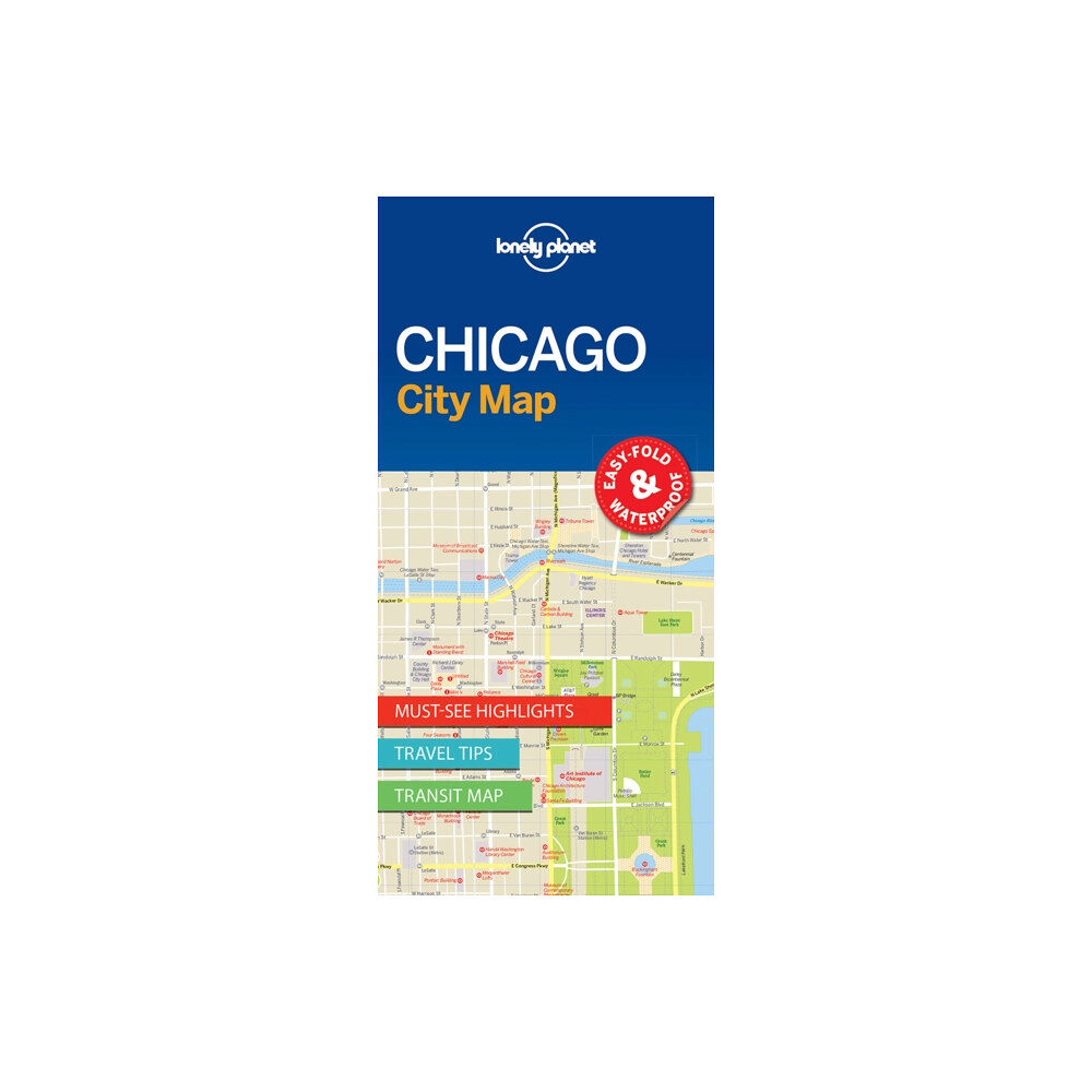 Lonely Planet Global Limited Lonely Planet Chicago City Map