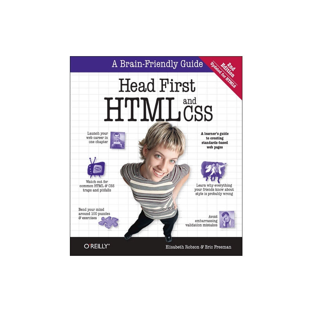 O'Reilly Media Head First HTML and CSS (häftad, eng)