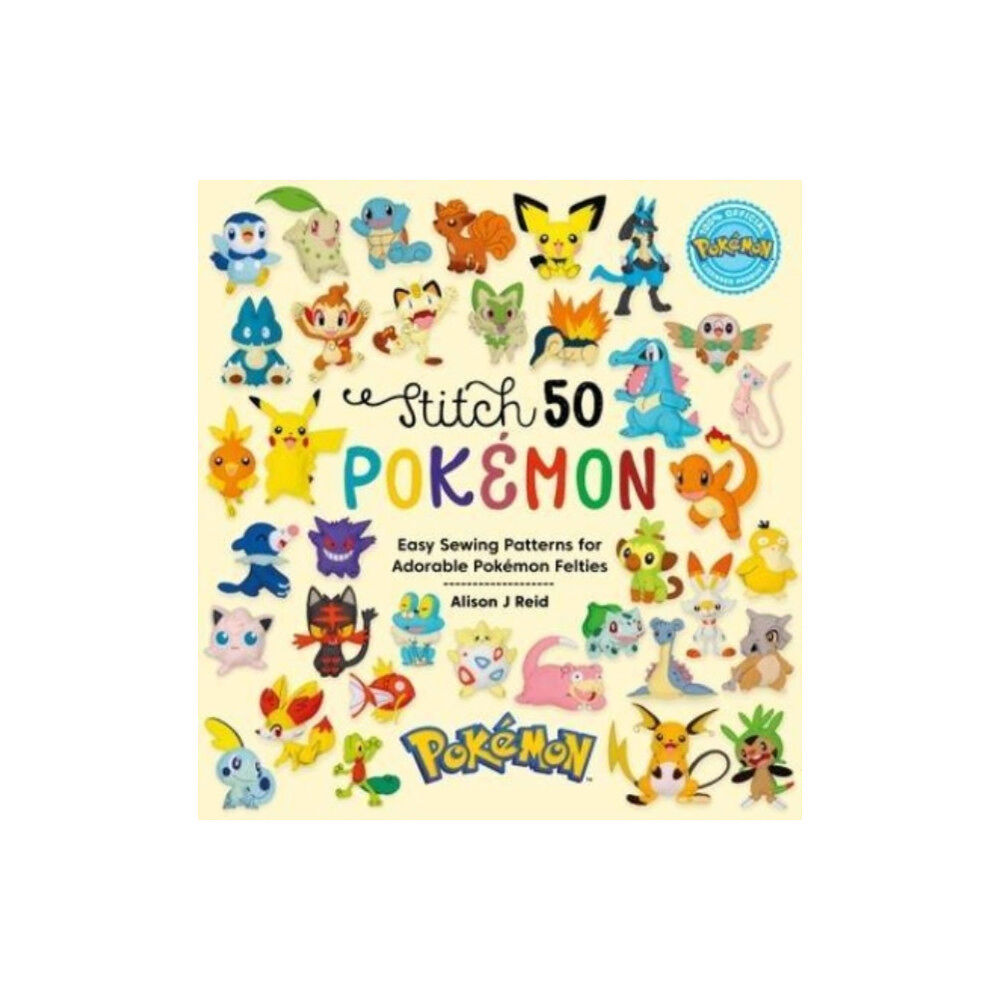 David & Charles Stitch 50 PokeMon (inbunden, eng)