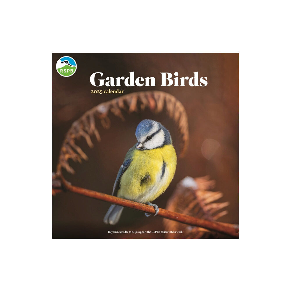 Carousel Calendars RSPB Garden Birds Square Wall Calendar 2025 (häftad, eng)